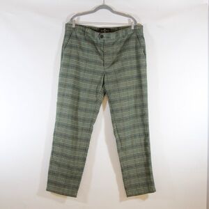 Houston White Adult Textured Plaid Straight Suit Pants